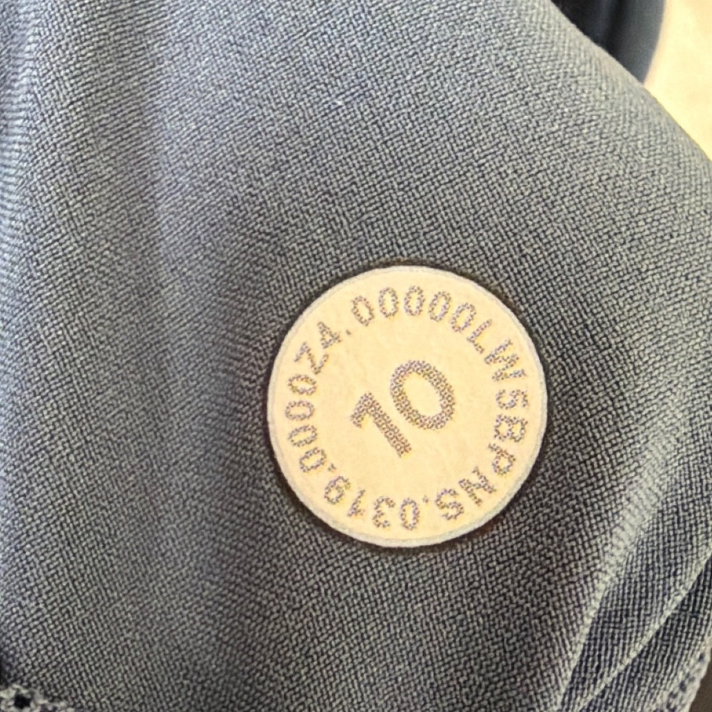 Lululemon On the Fly 7/8 Pant Iron Blue Luxtreme Drawstring Trousers Women Sz 10 - Picture 4 of 11